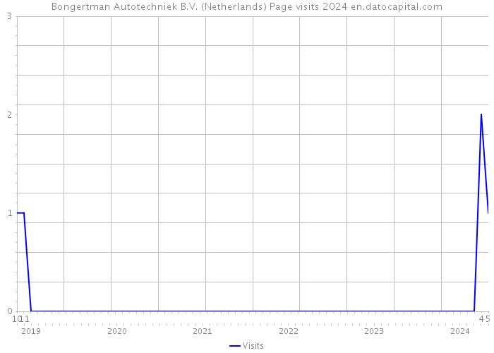 Bongertman Autotechniek B.V. (Netherlands) Page visits 2024 