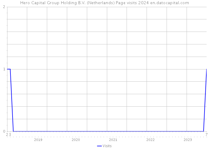 Hero Capital Group Holding B.V. (Netherlands) Page visits 2024 