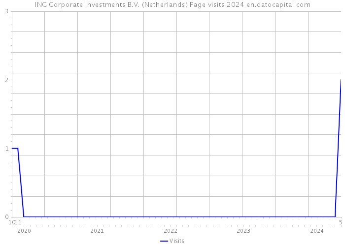 ING Corporate Investments B.V. (Netherlands) Page visits 2024 