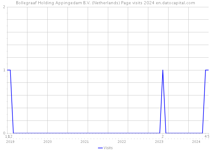 Bollegraaf Holding Appingedam B.V. (Netherlands) Page visits 2024 