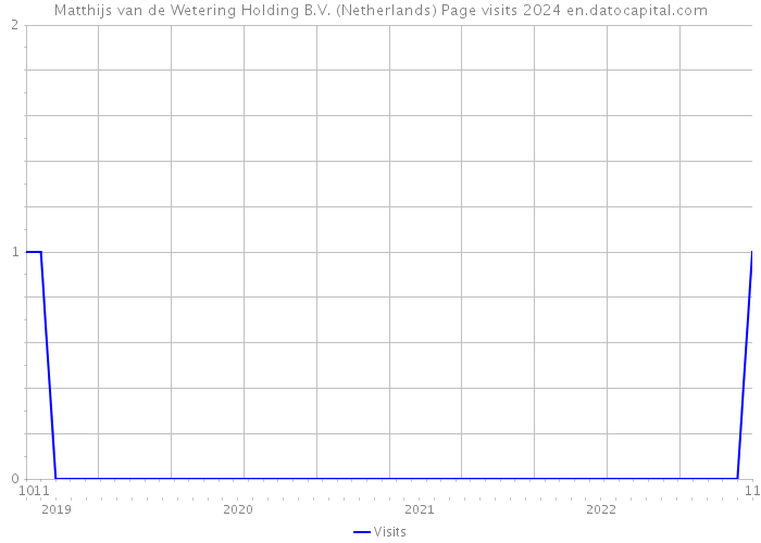 Matthijs van de Wetering Holding B.V. (Netherlands) Page visits 2024 