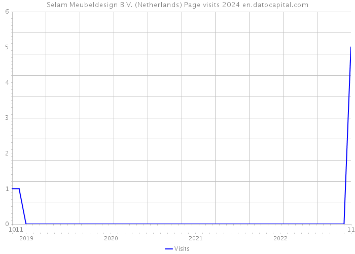 Selam Meubeldesign B.V. (Netherlands) Page visits 2024 