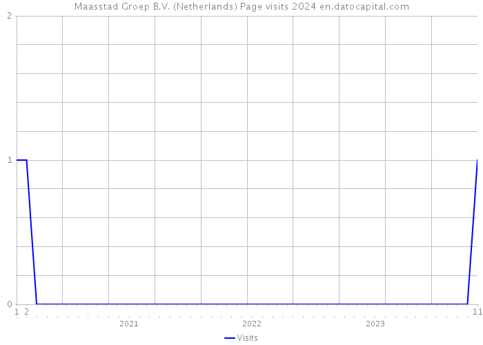 Maasstad Groep B.V. (Netherlands) Page visits 2024 