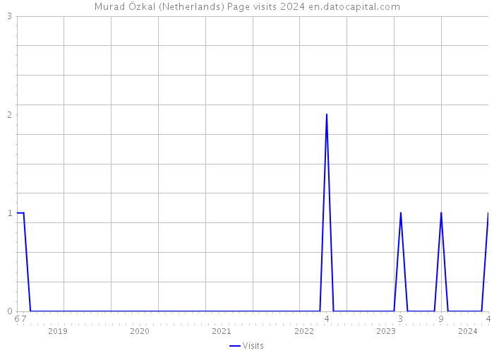Murad Özkal (Netherlands) Page visits 2024 