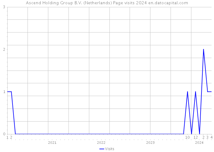 Ascend Holding Group B.V. (Netherlands) Page visits 2024 