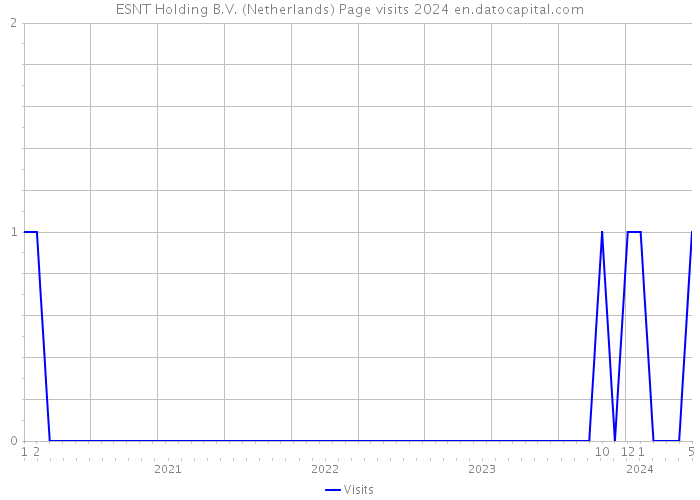 ESNT Holding B.V. (Netherlands) Page visits 2024 