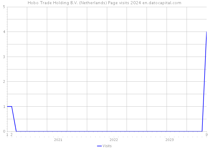 Hobo Trade Holding B.V. (Netherlands) Page visits 2024 