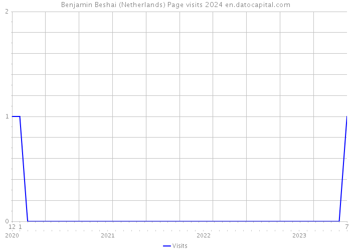 Benjamin Beshai (Netherlands) Page visits 2024 