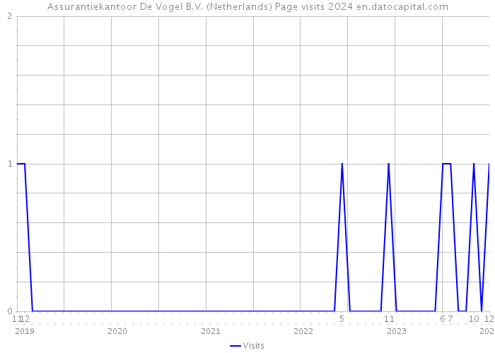 Assurantiekantoor De Vogel B.V. (Netherlands) Page visits 2024 