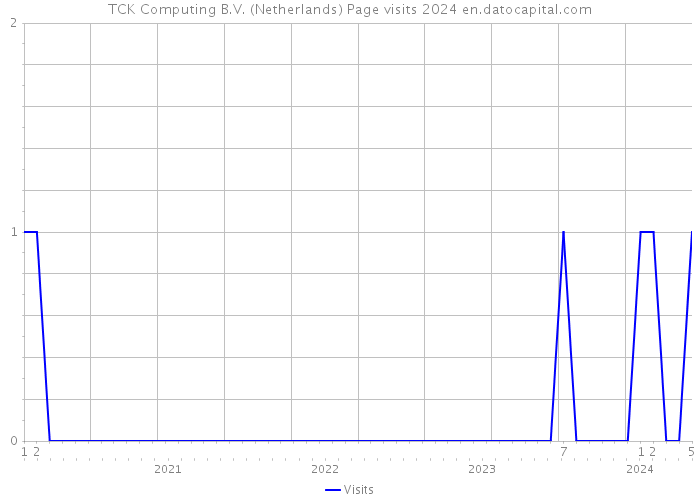 TCK Computing B.V. (Netherlands) Page visits 2024 