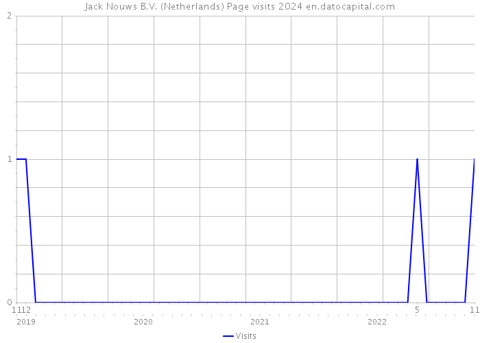 Jack Nouws B.V. (Netherlands) Page visits 2024 