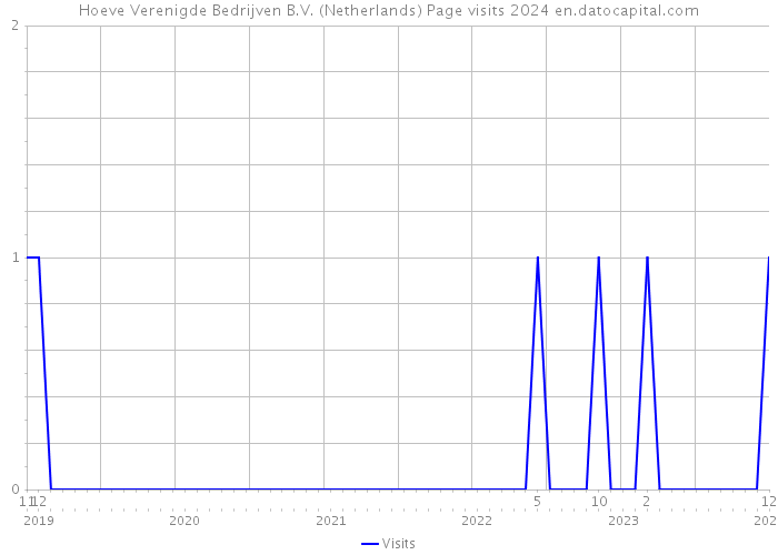 Hoeve Verenigde Bedrijven B.V. (Netherlands) Page visits 2024 