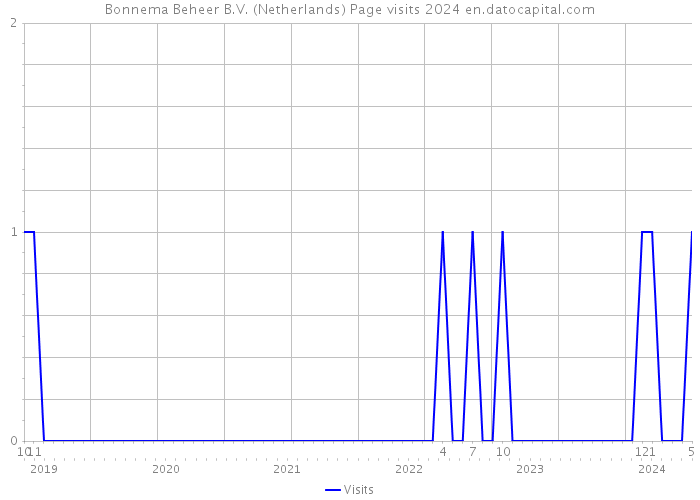 Bonnema Beheer B.V. (Netherlands) Page visits 2024 