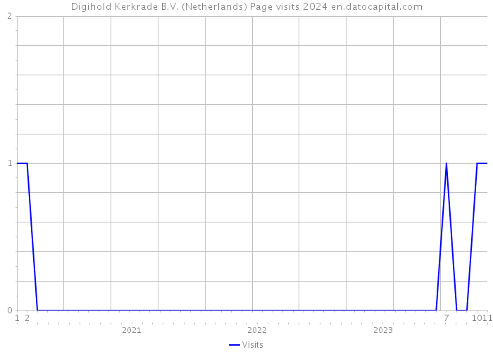 Digihold Kerkrade B.V. (Netherlands) Page visits 2024 