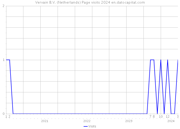 Vervain B.V. (Netherlands) Page visits 2024 