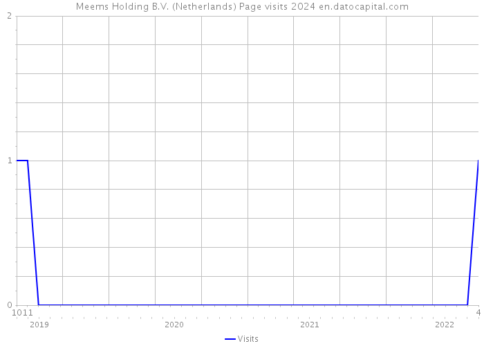 Meems Holding B.V. (Netherlands) Page visits 2024 