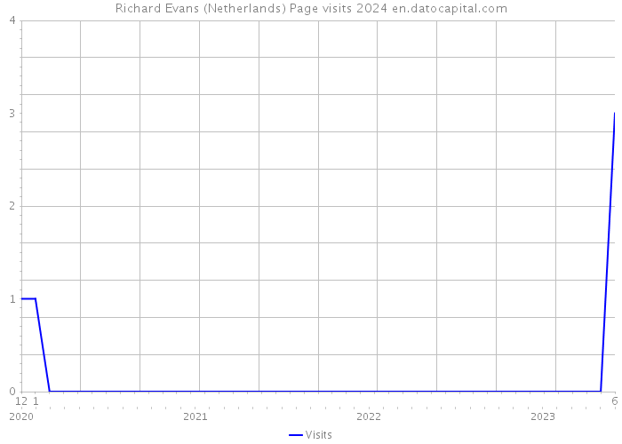 Richard Evans (Netherlands) Page visits 2024 