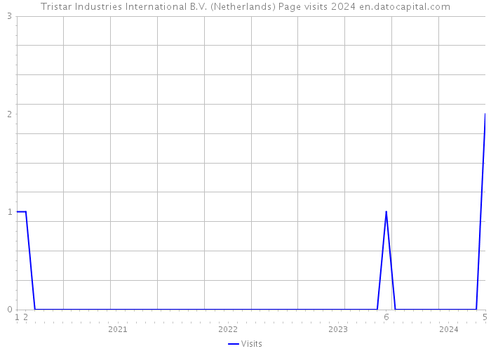 Tristar Industries International B.V. (Netherlands) Page visits 2024 