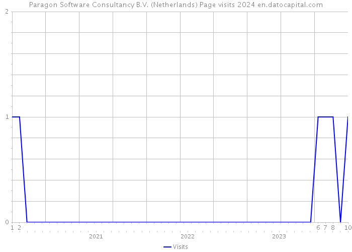 Paragon Software Consultancy B.V. (Netherlands) Page visits 2024 