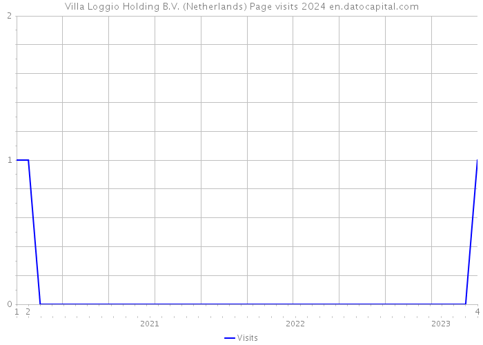 Villa Loggio Holding B.V. (Netherlands) Page visits 2024 