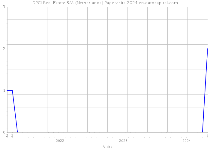 DPCI Real Estate B.V. (Netherlands) Page visits 2024 