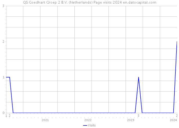 QS Goedhart Groep 2 B.V. (Netherlands) Page visits 2024 