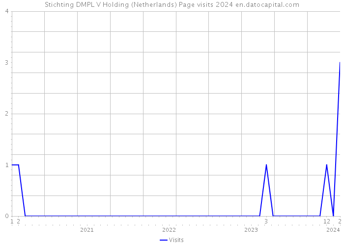 Stichting DMPL V Holding (Netherlands) Page visits 2024 