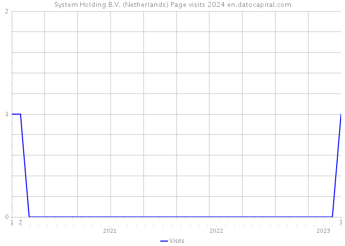 System Holding B.V. (Netherlands) Page visits 2024 