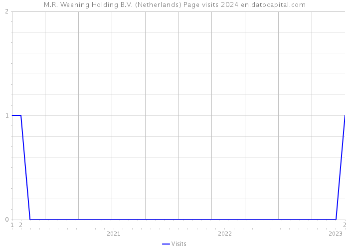 M.R. Weening Holding B.V. (Netherlands) Page visits 2024 