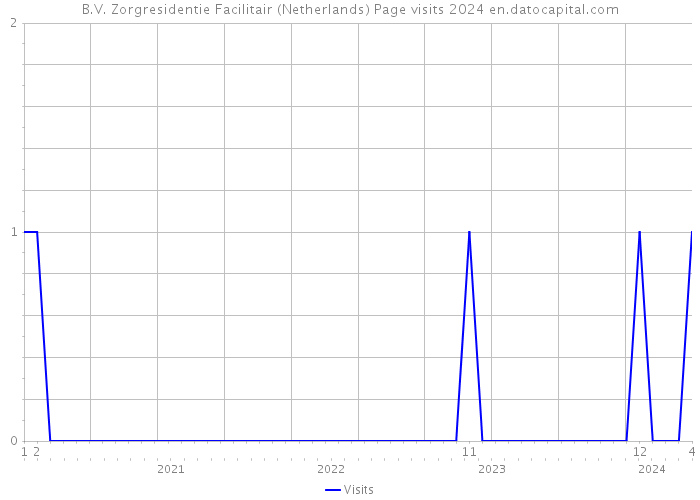 B.V. Zorgresidentie Facilitair (Netherlands) Page visits 2024 