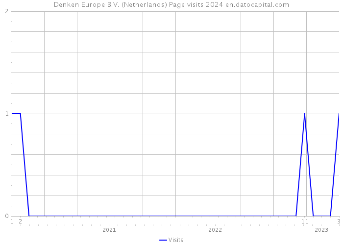 Denken Europe B.V. (Netherlands) Page visits 2024 