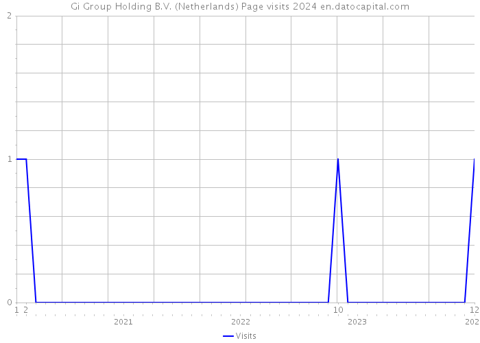 Gi Group Holding B.V. (Netherlands) Page visits 2024 