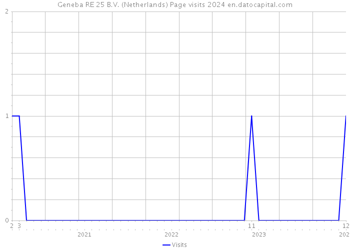 Geneba RE 25 B.V. (Netherlands) Page visits 2024 