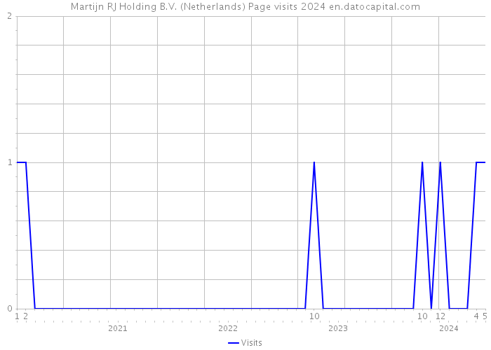 Martijn RJ Holding B.V. (Netherlands) Page visits 2024 