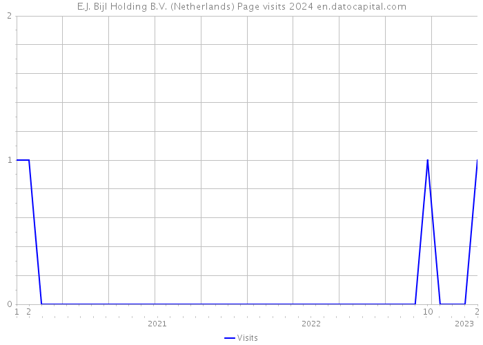 E.J. Bijl Holding B.V. (Netherlands) Page visits 2024 