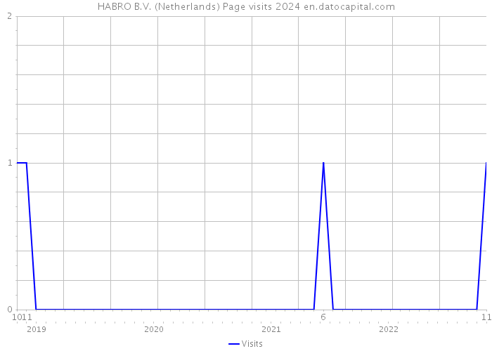HABRO B.V. (Netherlands) Page visits 2024 