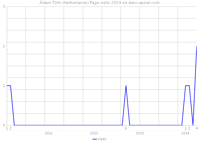 Ádám Tóth (Netherlands) Page visits 2024 