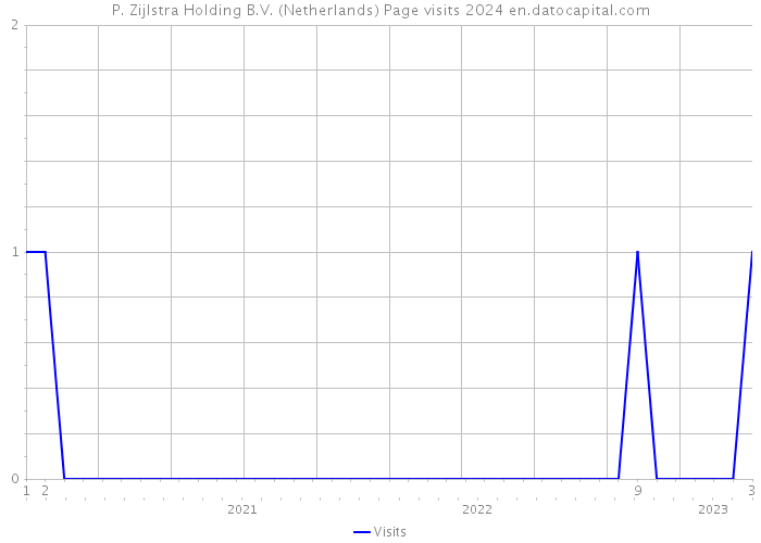 P. Zijlstra Holding B.V. (Netherlands) Page visits 2024 