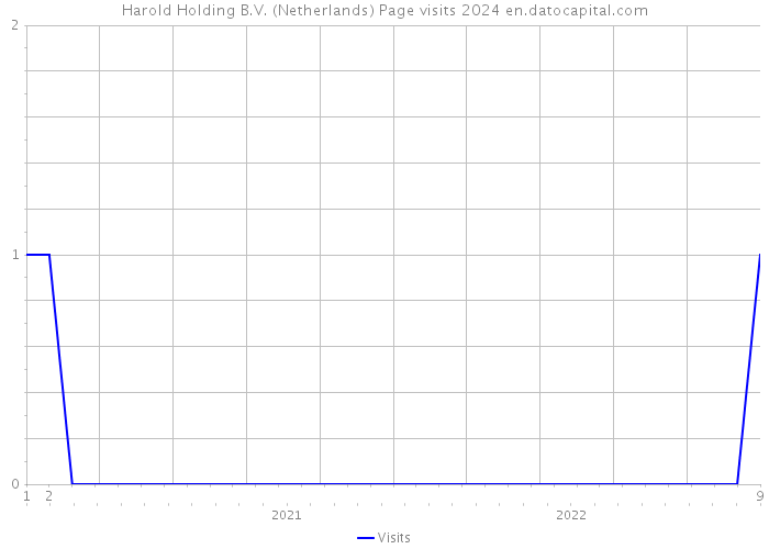 Harold Holding B.V. (Netherlands) Page visits 2024 