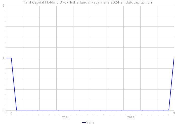 Yard Capital Holding B.V. (Netherlands) Page visits 2024 