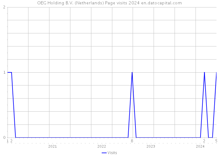 OEG Holding B.V. (Netherlands) Page visits 2024 