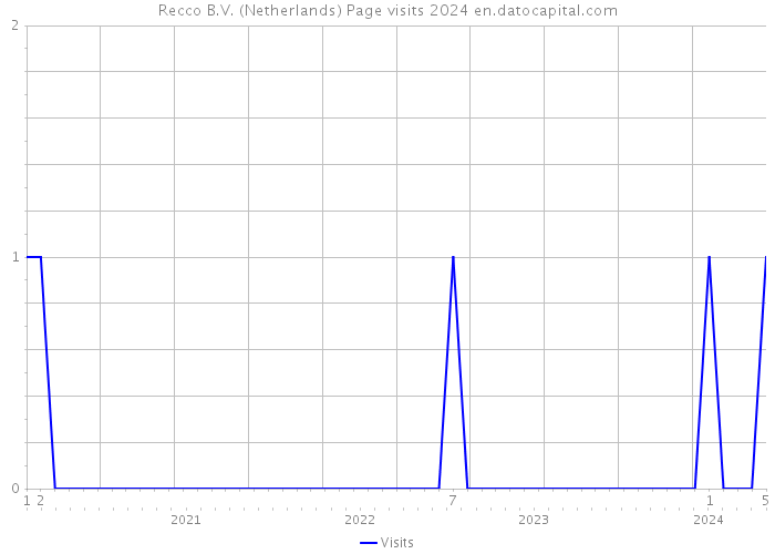 Recco B.V. (Netherlands) Page visits 2024 