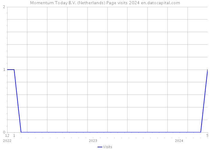 Momentum Today B.V. (Netherlands) Page visits 2024 