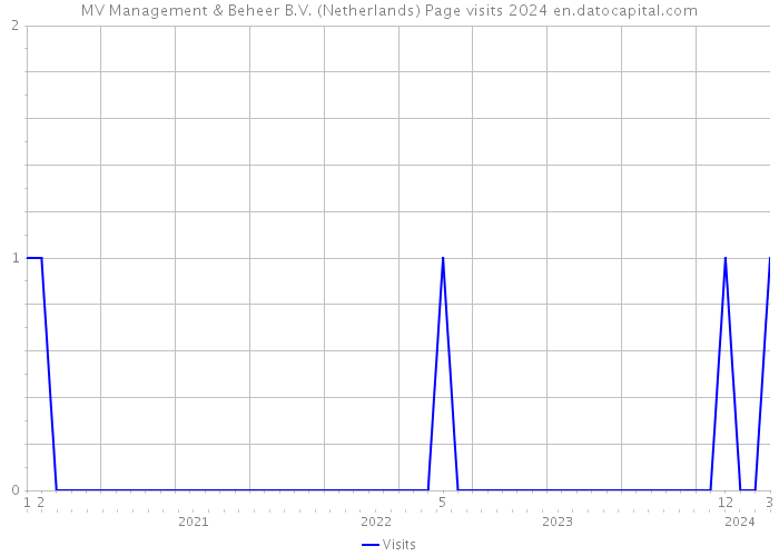 MV Management & Beheer B.V. (Netherlands) Page visits 2024 