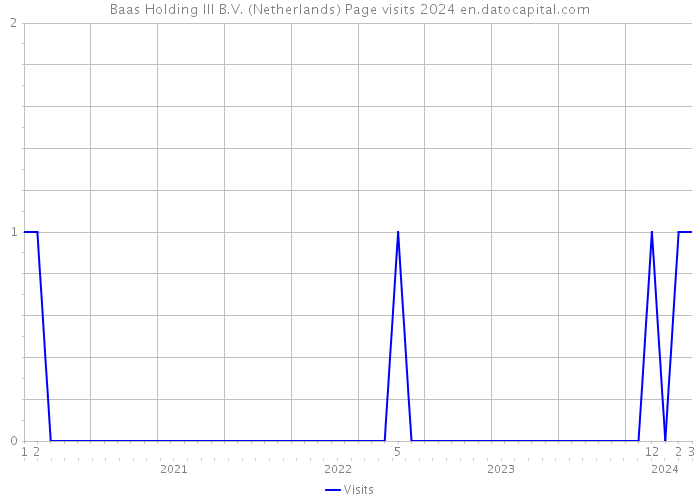 Baas Holding III B.V. (Netherlands) Page visits 2024 