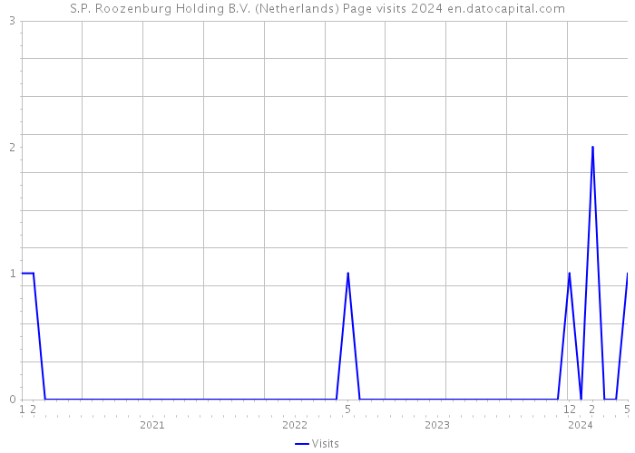 S.P. Roozenburg Holding B.V. (Netherlands) Page visits 2024 