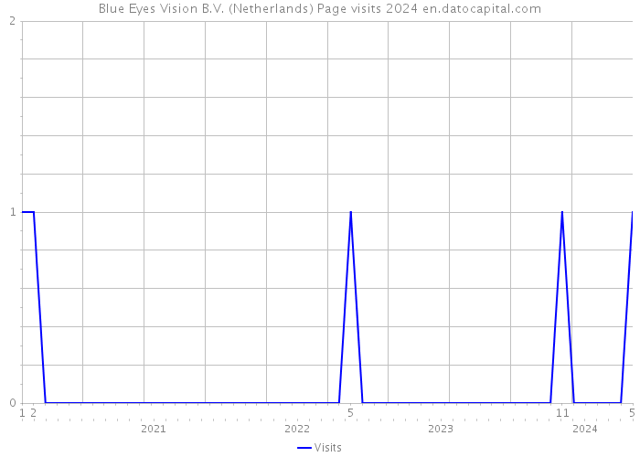Blue Eyes Vision B.V. (Netherlands) Page visits 2024 