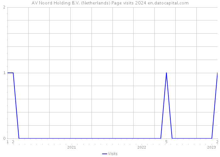 AV Noord Holding B.V. (Netherlands) Page visits 2024 