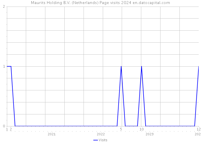 Maurits Holding B.V. (Netherlands) Page visits 2024 