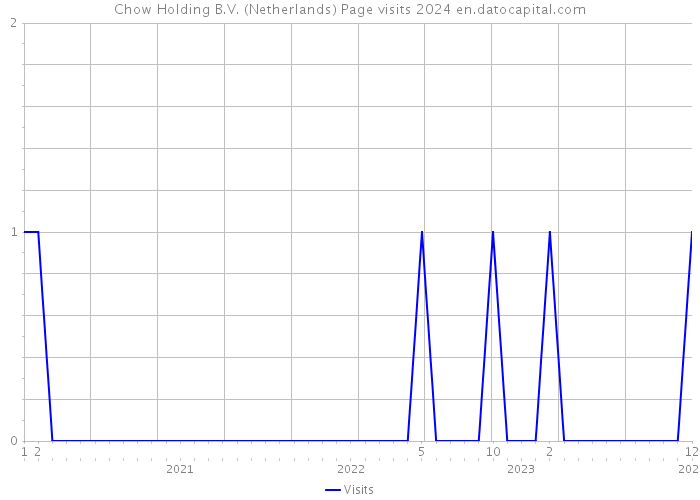 Chow Holding B.V. (Netherlands) Page visits 2024 
